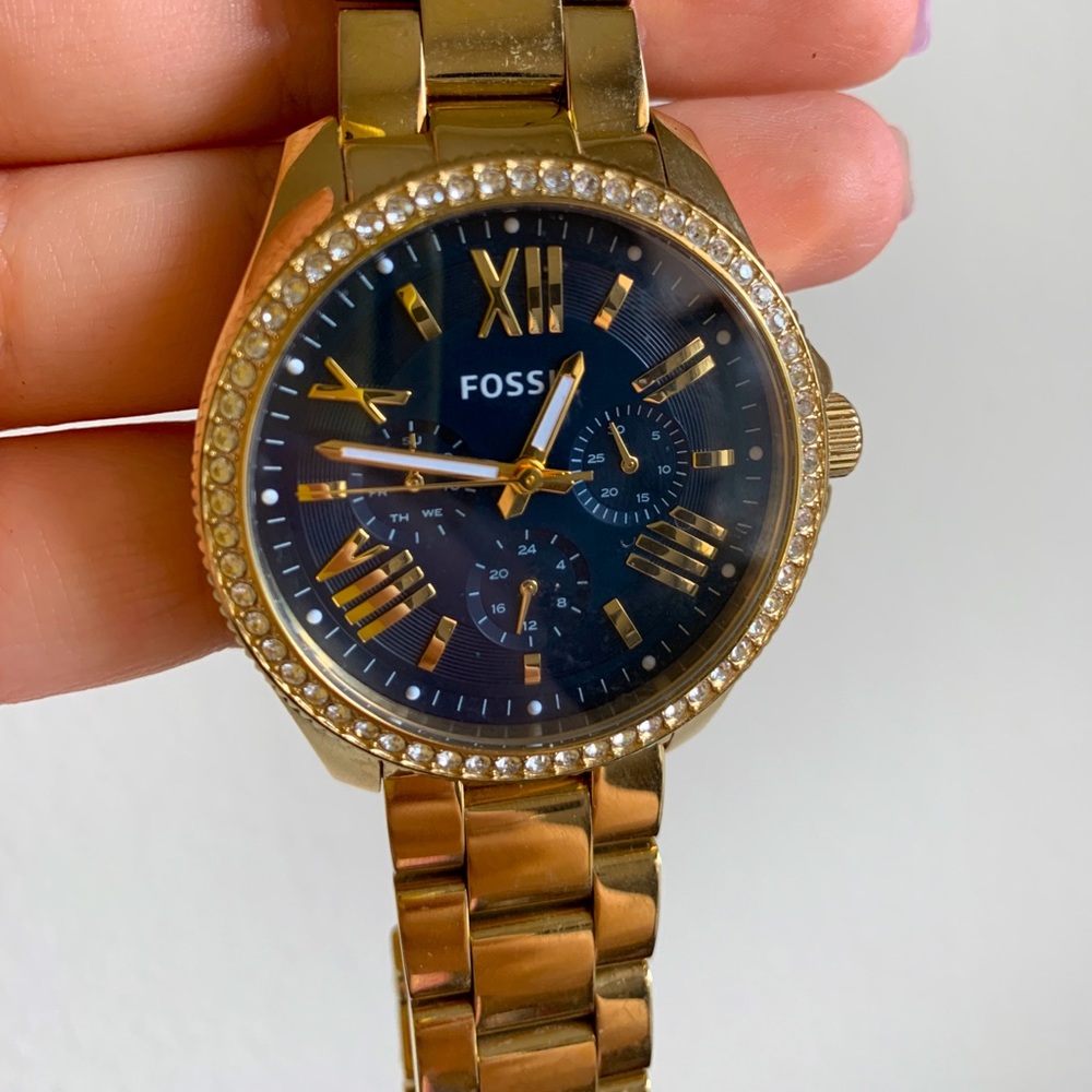 Fossil Cecile Multi-Function Blue Dial Watch - image 2